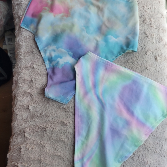 Brand New Pastel Tie Dye Rave Bottom - Picture 2 of 4